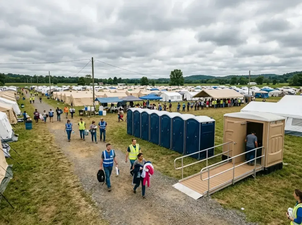 disaster-relief-camp-restrooms-010 — frequently asked questions, Dumpster & Portable Bathrooms Rental in Hoxie, AR